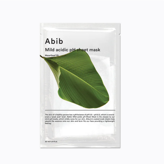 [Abib] Mild acidic pH sheet mask Heartleaf fit 1 pcs