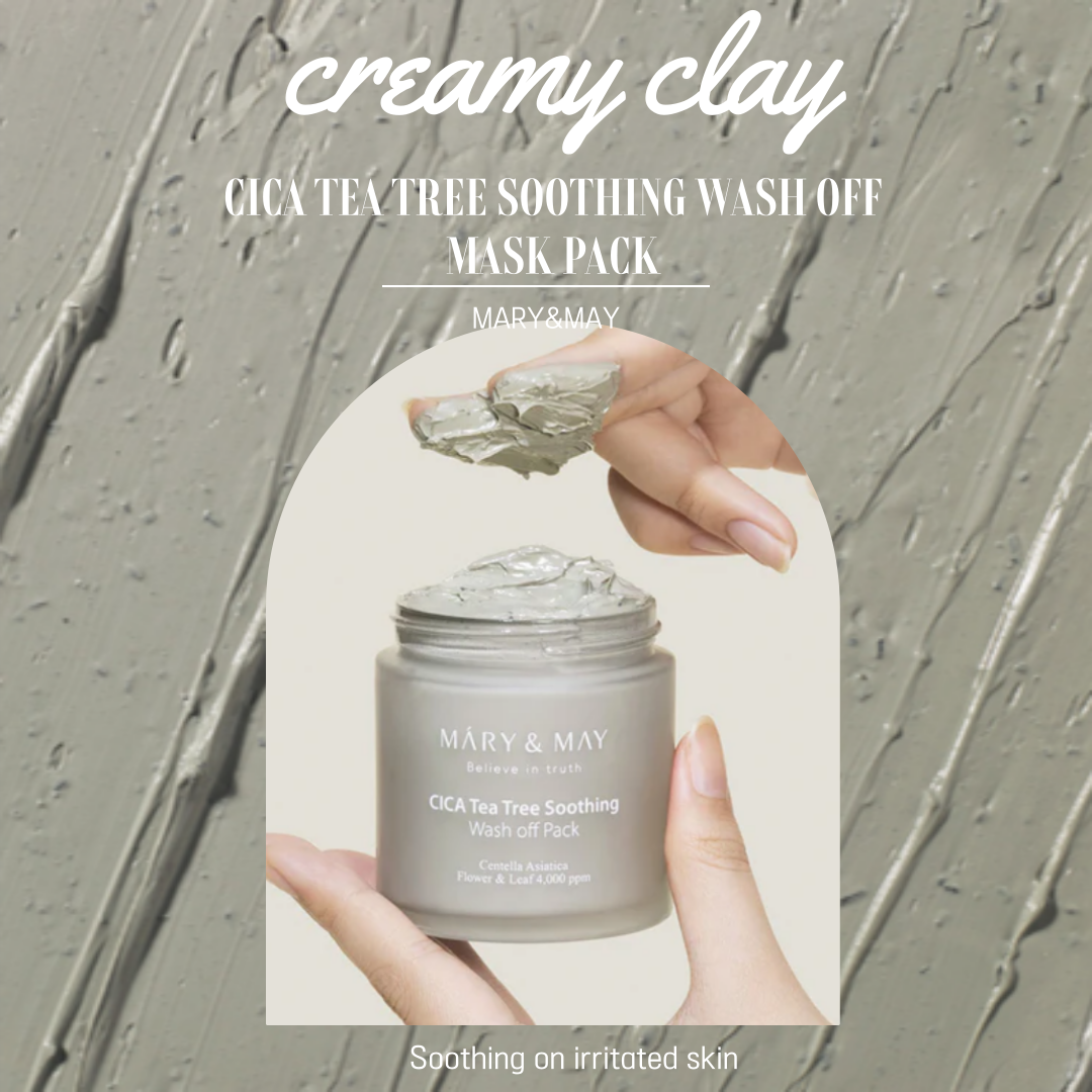 [MARY&MAY] CICA Tea Tree Soothing Wash Off Pack 125g