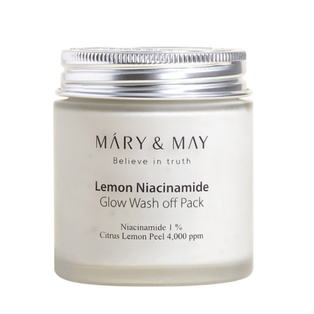 [Mary&May] Vegan Lemon Niacinamide Glow Wash off Pack 125g